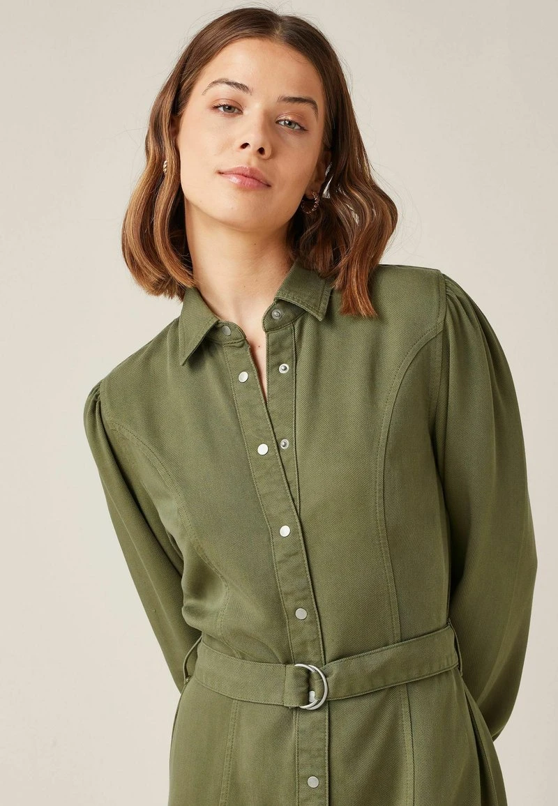 Next Damen LONG SLEEVE - Jeanskleid - Khaki Green Fuller Bust 4 Next Damen LONG SLEEVE - Jeanskleid - Khaki Green Fuller Bust – Bild 4