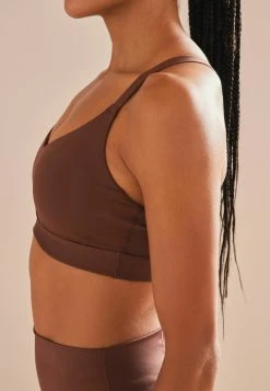 Next Damen MEDIUM IMPACT CROP - Bustier - Dark Brown -Next Verkäufe 2022 bfc8d58f75ad43faaa13a4bed7dea61b