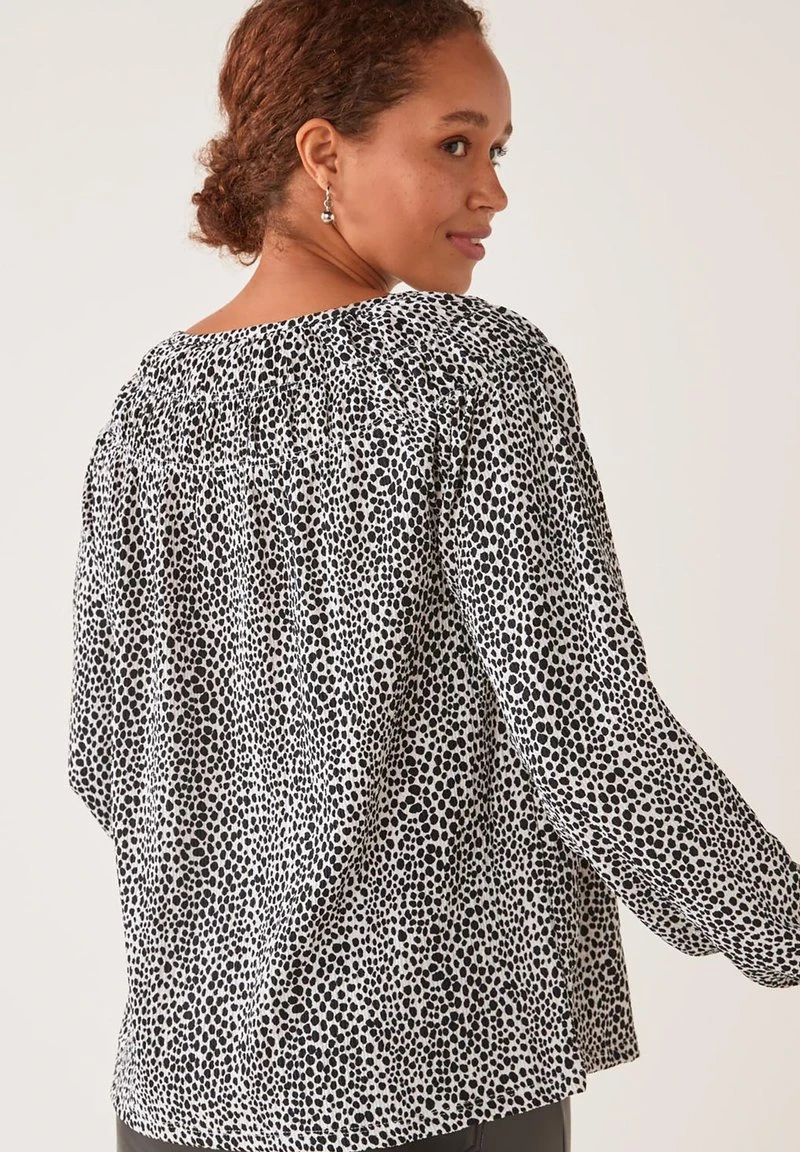 Next Damen SMOCK LONG SLEEVE TOP - Bluse - White 3 Next Damen SMOCK LONG SLEEVE TOP - Bluse - White – Bild 3