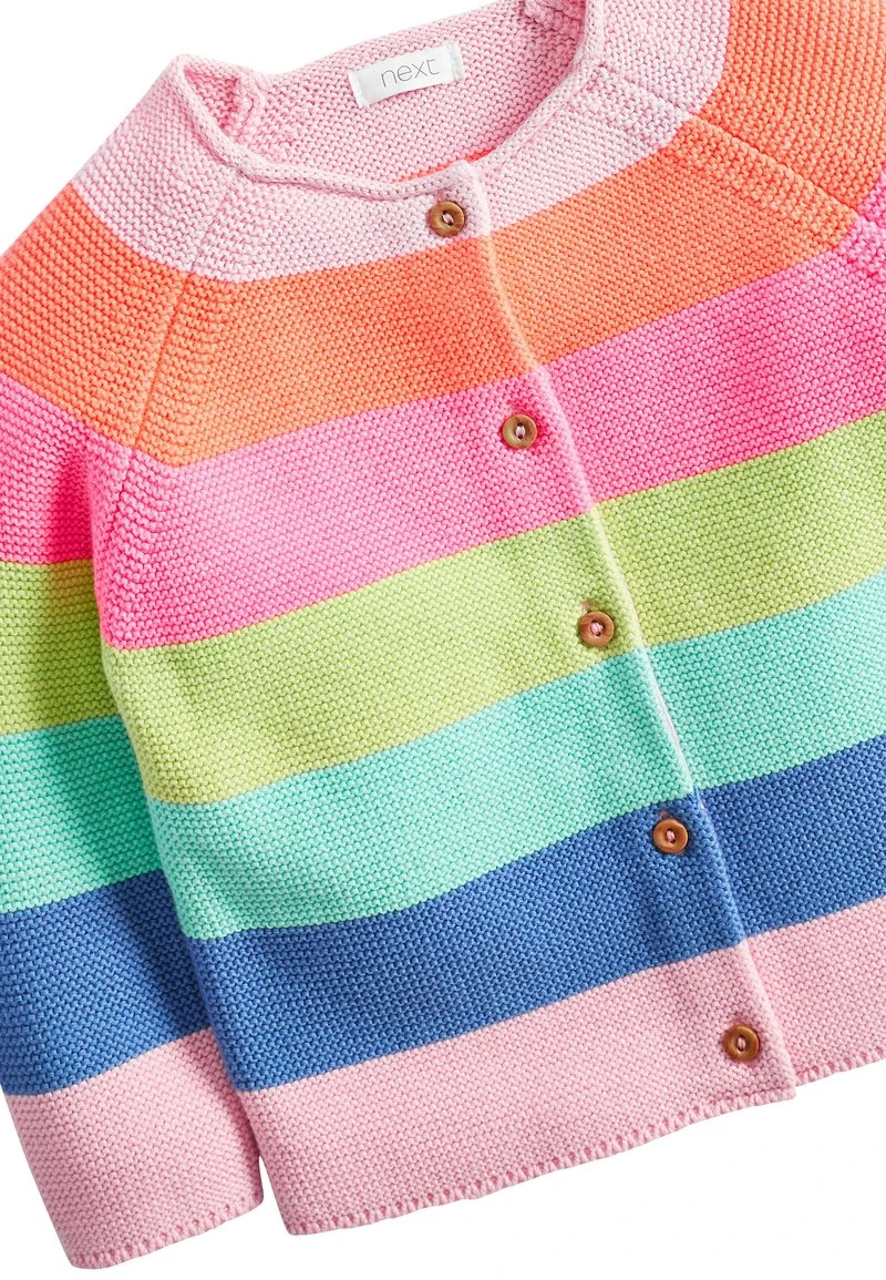 Next MULTI FLURO RAINBOW STRIPE CARDIGAN (3MTHS-7YRS) - Strickjacke - Pink | Kinder 3 Next MULTI FLURO RAINBOW STRIPE CARDIGAN (3MTHS-7YRS) - Strickjacke - Pink | Kinder – Bild 3