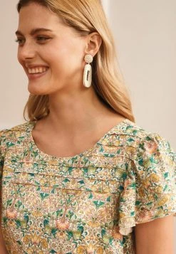 Next Damen TIER - Freizeitkleid - Morris & Co. Ecru White Floral -Next Verkäufe 2022 c1b14501eb90463fbe67bf2c96d953fe