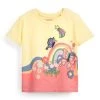 Next Kinder APPLIQUÃ© (3MTHS-7YRS) - T-Shirt Print - Yellow Crochet Butterfly