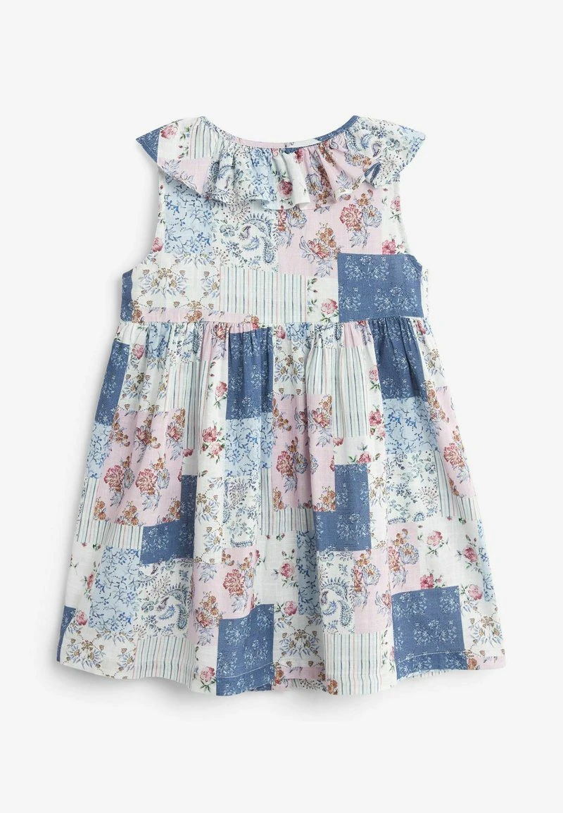 Next Kinder SLEEVELESS FRILL - Freizeitkleid - Blue 2 Next Kinder SLEEVELESS FRILL - Freizeitkleid - Blue – Bild 2