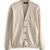 Next Herren Strickjacke - Natural