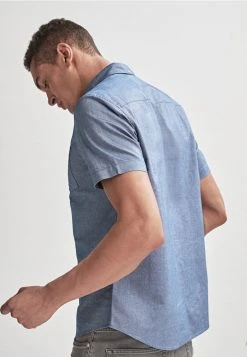 Next Herren SHORT SLEEVE - Hemd - Blue -Next Verkäufe 2022 c27097f4ee0848ef89a38031c2dd0b30