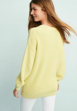 Next Damen STITCH DETAIL CREW NECK - Strickpullover - Lime Green Stripe -Next Verkäufe 2022 c2bb5995eaf94a71b8e717431b8cff73