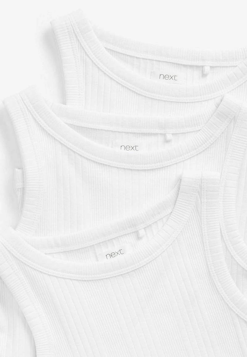 Next Kinder 3 PACK VESTS - Unterhemd/-shirt - White 3 Next Kinder 3 PACK VESTS - Unterhemd/-shirt - White – Bild 3