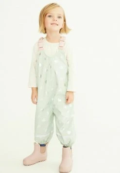 Next Kinder HEART PRINT - Latzhose - Green -Next Verkäufe 2022 c3188acdb8d44791afd820c243680cb0