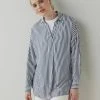 Next Damen LONG SLEEVE - Bluse - Blue White Stripe