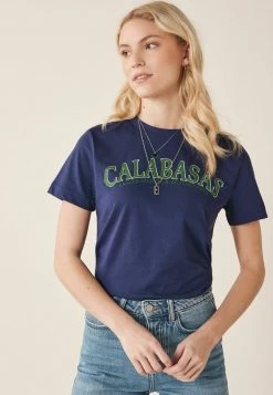 Next T-Shirt Print - Blue | Damen