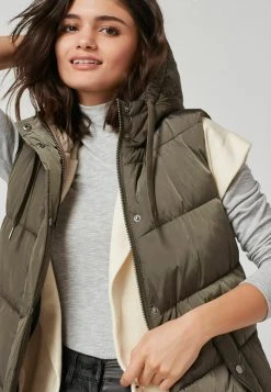 Next Damen Weste - Khaki -Next Verkäufe 2022 c37623a6e94d47a688acb1d0ad60d92f