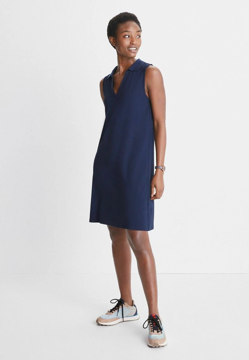 Next SLEEVELESS COLLAR - Jerseykleid - Dark Blue | Damen 2 Next SLEEVELESS COLLAR - Jerseykleid - Dark Blue | Damen – Bild 2