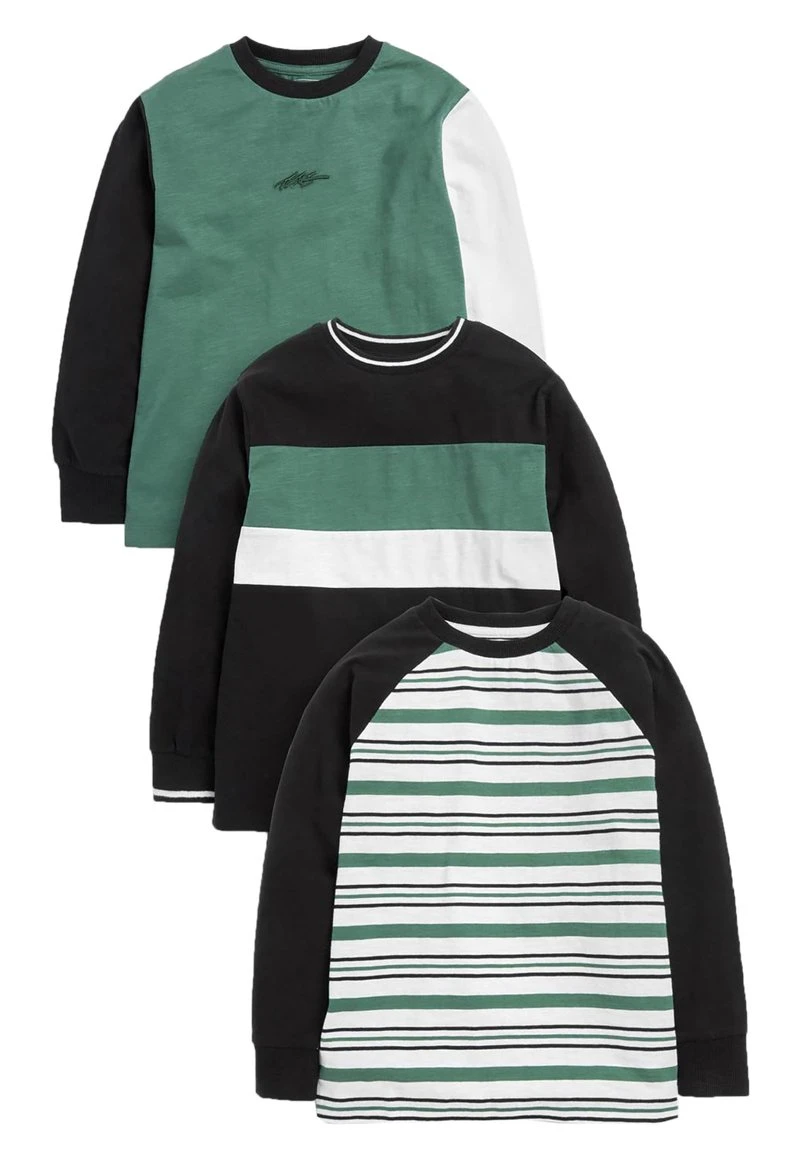 Next Kinder Langarmshirt - Green 1 Next Kinder Langarmshirt - Green