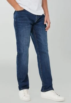 Next Herren Jeans Straight Leg - Blue