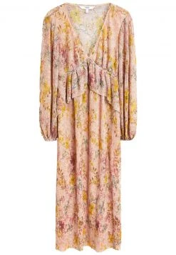 Next Damen Freizeitkleid - Apricot Pink Print