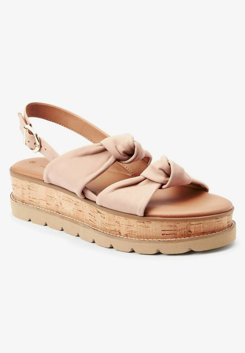 Next Damen Plateausandalette - Pink 2 Next Damen Plateausandalette - Pink – Bild 2