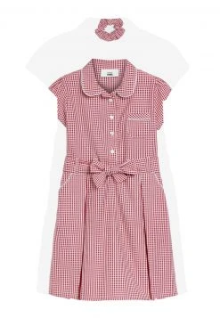 Next Kinder GINGHAM BOW - Freizeitkleid - Red