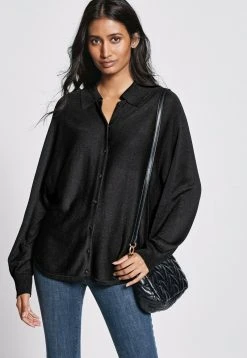 Next Damen Hemdbluse - Black