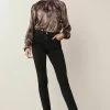 Next Damen HIGH RISE - Jeans Slim Fit - Black