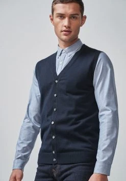 Next Herren Strickjacke - Blue