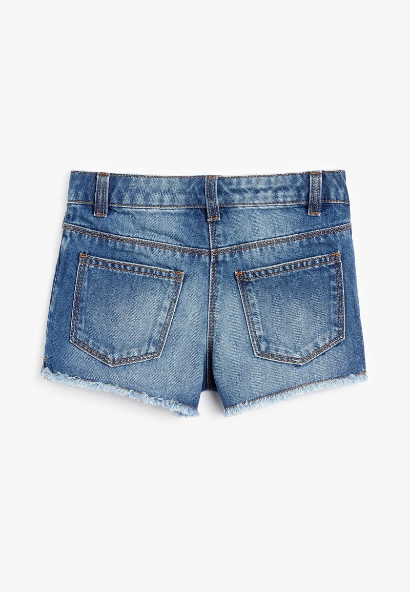 Next Kinder DARK BLUE FRAYED HEM SHORTS (3-16YRS) - Jeans Shorts - Mottled Dark Blue 2 Next Kinder DARK BLUE FRAYED HEM SHORTS (3-16YRS) - Jeans Shorts - Mottled Dark Blue – Bild 2