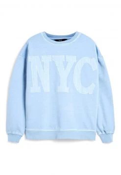 Next Damen GRAPHIC - Sweatshirt - Mottled Light Blue -Next Verkäufe 2022 c4bea9f469f34819953729b8c528f0c1