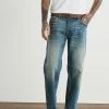 Next Herren Jeans Straight Leg - Blue Tint