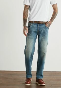 Next Herren Jeans Straight Leg - Blue Tint
