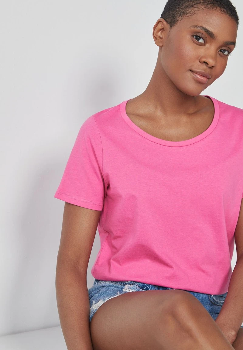 Next T-Shirt Basic - Pink | Damen 4 Next T-Shirt Basic - Pink | Damen – Bild 4