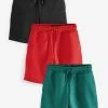 Next 3 PACK - Shorts - Red, Black, Teal, Blue | Kinder