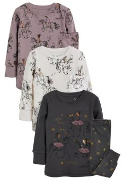 Next Kinder 3 PACK - Nachtwäsche Set - Grey