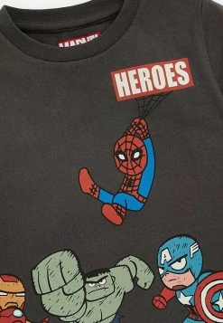 Next Kinder SHORT SLEEVE MARVEL - T-Shirt Print - Black -Next Verkäufe 2022 c5ed32de860241e4b80f1661eb5260ca