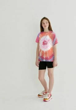 Next Kinder TIE DYE SLOGAN - T-Shirt Print - Pink