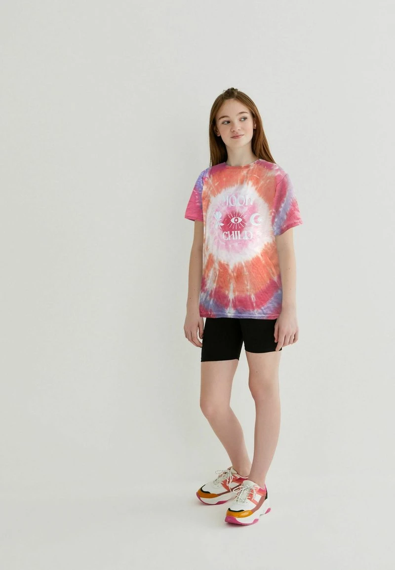 Next Kinder TIE DYE SLOGAN - T-Shirt Print - Pink 1 Next Kinder TIE DYE SLOGAN - T-Shirt Print - Pink