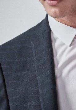 Next Herren NAVY/BLACK TAILORED FIT CHECK SUIT: JACKET - Anzugsakko - Blue -Next Verkäufe 2022 c64e4352e1804fe49e44875aa9477c35
