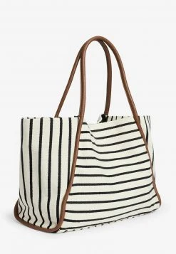 Next Damen Shopping Bag - Navy White Stripe -Next Verkäufe 2022 c7184d27eaa648ee8681ba9e35be60d3