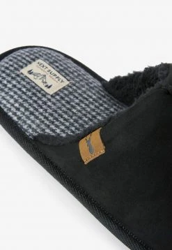 Next Herren CHECK - Hausschuh - Black -Next Verkäufe 2022 c7332e50d4824c0292ddb8914d8343d0