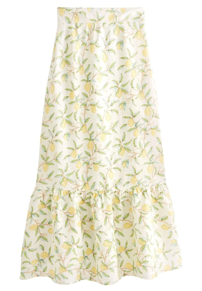 Next Damen Maxirock - Morris Co Lemon Tree Print White Lemon 4 Next Damen Maxirock - Morris Co Lemon Tree Print White Lemon – Bild 4