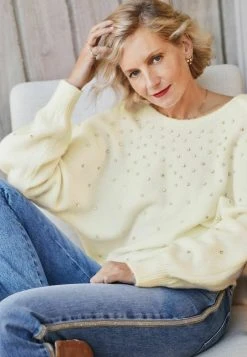 Next Damen SAVANNAH MILLER GEM - Fleecepullover - Off-white -Next Verkäufe 2022 c7911662b83f4253a6597d3c62ed1c06