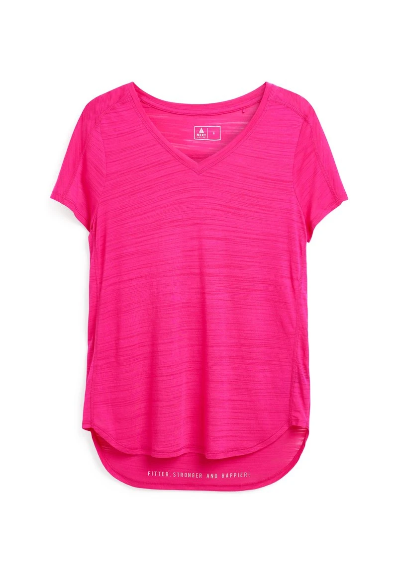Next Damen SHORT SLEEVE V-NECK - T-Shirt Print - Pink 4 Next Damen SHORT SLEEVE V-NECK - T-Shirt Print - Pink – Bild 4