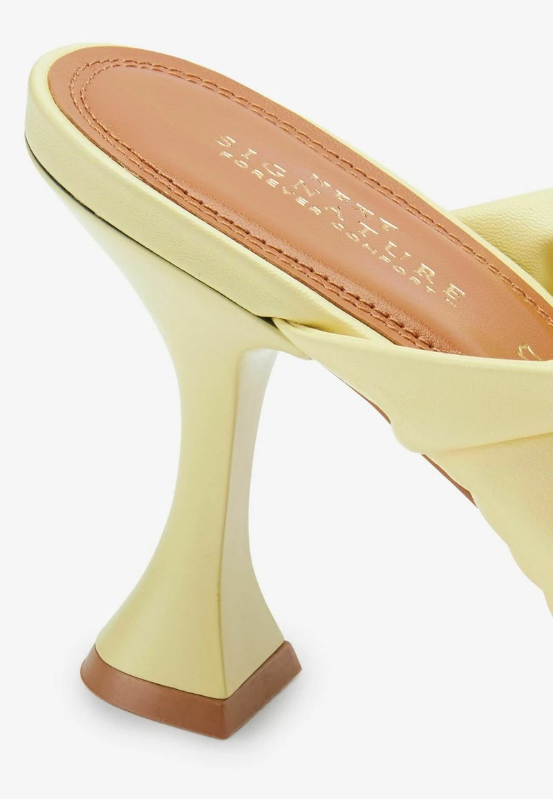 Next Damen Pantolette Hoch - Yellow 4 Next Damen Pantolette Hoch - Yellow – Bild 4