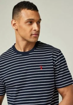 Next Herren T-Shirt Print - Navy Blue White Simple -Next Verkäufe 2022 c88833a026e04a55855a915243144e3e