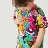 Next LONGLINE - T-Shirt Print - Pink Tropical | Kinder