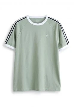 Next Herren BLOCKED - T-Shirt Print - Sage Green Tape -Next Verkäufe 2022 c94644db99a34b498712897bd5a8cae7