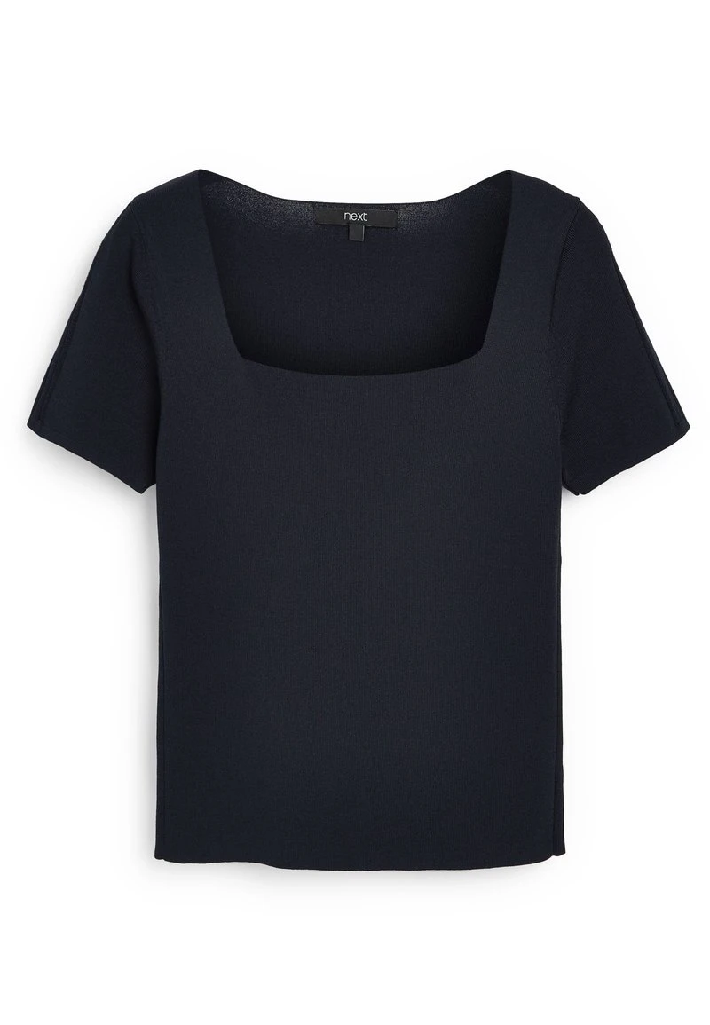Next Damen SQUARE NECK - T-Shirt Basic - Navy Blue 4 Next Damen SQUARE NECK - T-Shirt Basic - Navy Blue – Bild 4