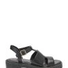 Next Damen CHUNKY SQUARE TOE - Plateausandalette - Black