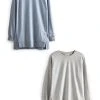 Next Damen SUPERSOFT LOUNGE 2 PACK - Tunika - Grey Marl Blue