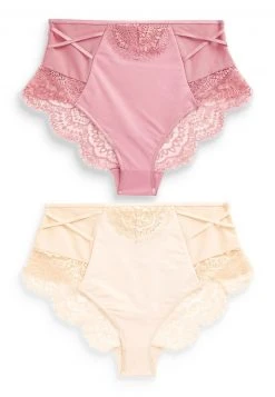Next 2 PACK - Slip - Nude Pink | Damen -Next Verkäufe 2022 ca28375a989e4a5d9277df50ee59baa8