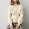 Next Damen Strickpullover - Off White
