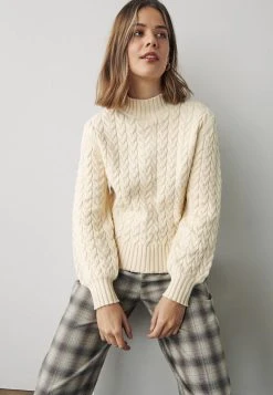 Next Damen Strickpullover - Off White